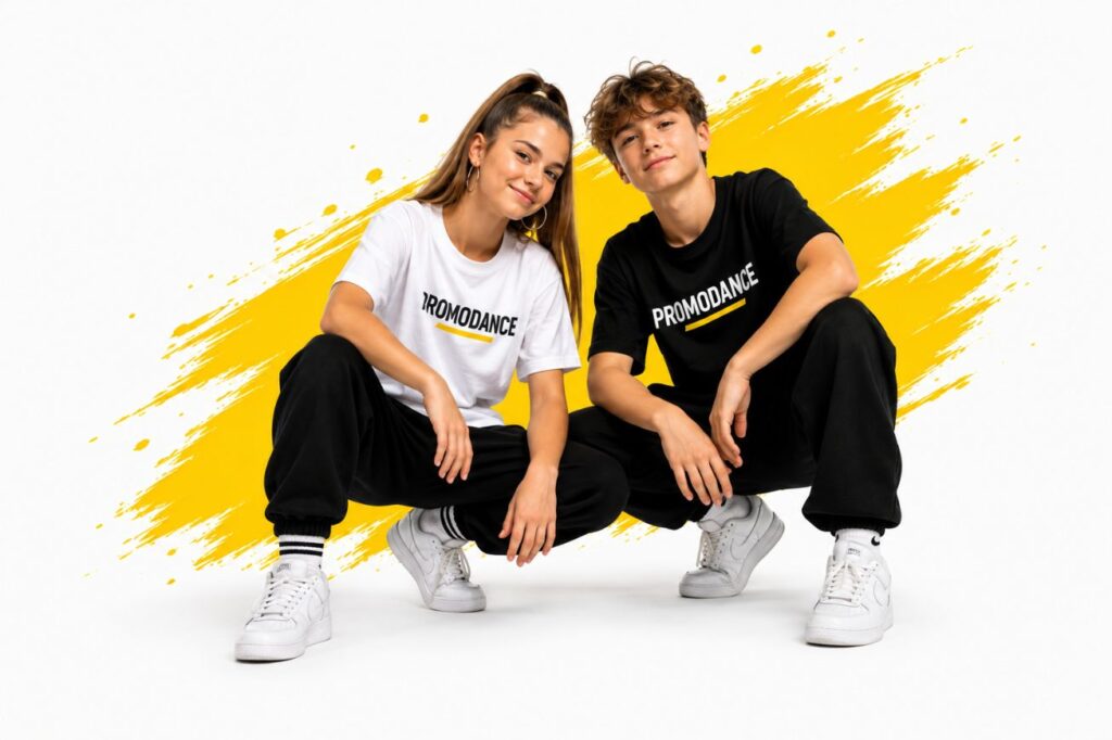 Junioři 12–15 let na lekci street dance PROMODANCE